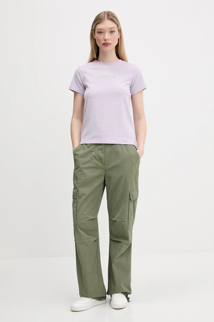 Tommy Jeans nadrág DW0DW20350 zöld SS25