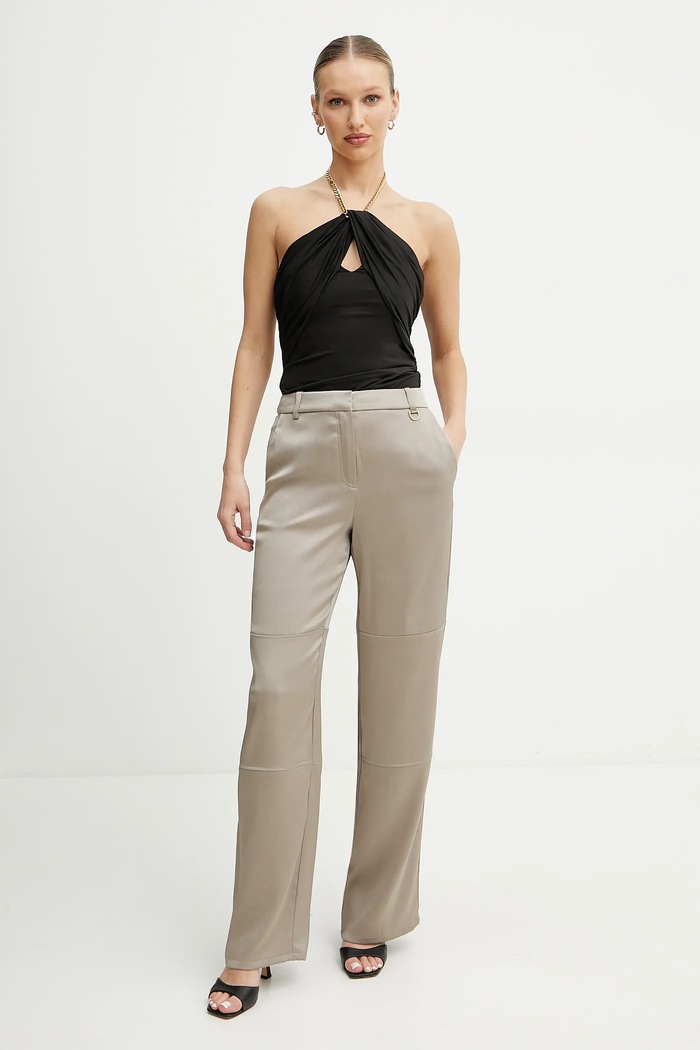 Marciano by Guess spodnie EVA 5GGB10.7079A beżowy SS25