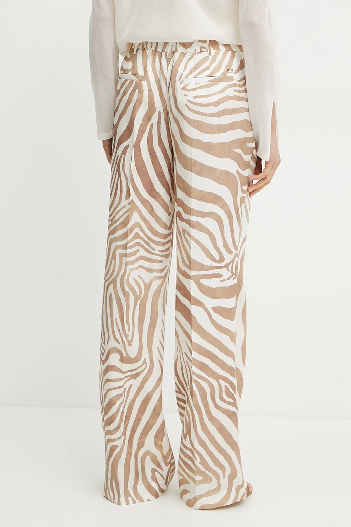 Oblečenie Nohavice s prímesou ľanu Marciano by Guess GISELLE 5GGB01.7314A béžová