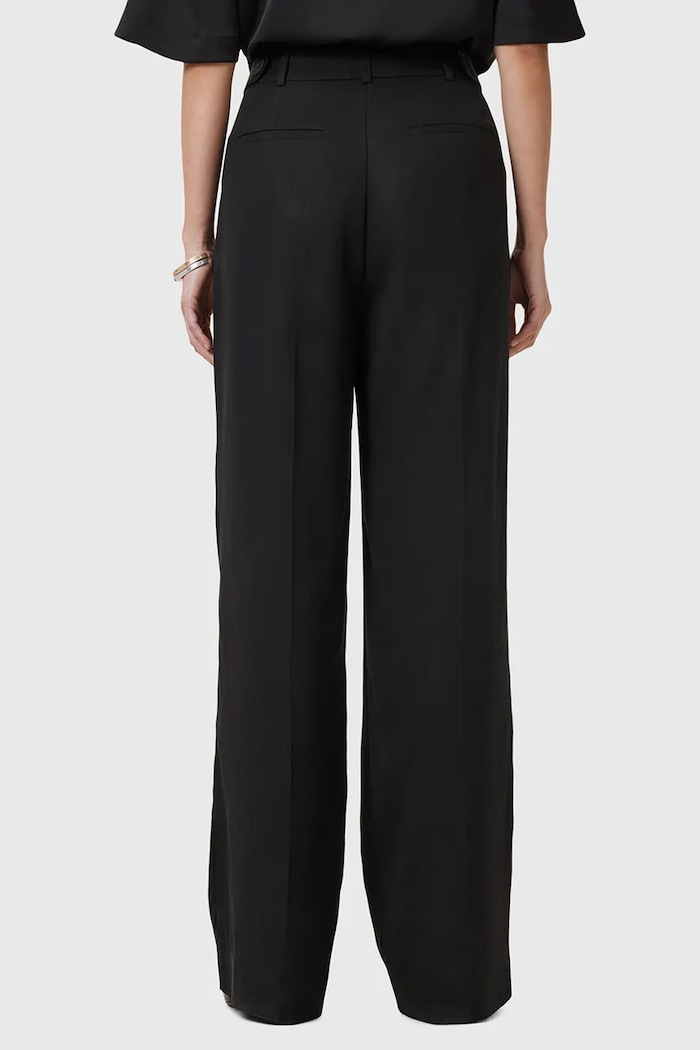 Nohavice AllSaints ZENNI W023TC čierna