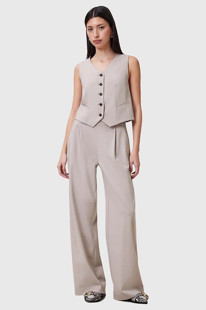 AllSaints Костюмные брюки для женщин с вискозой ALEIDA бежевый W037QC