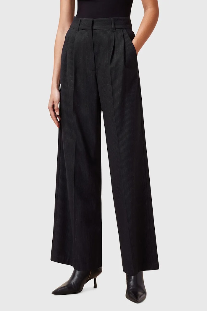 AllSaints spodnie PINNIE W033QC czarny SS25