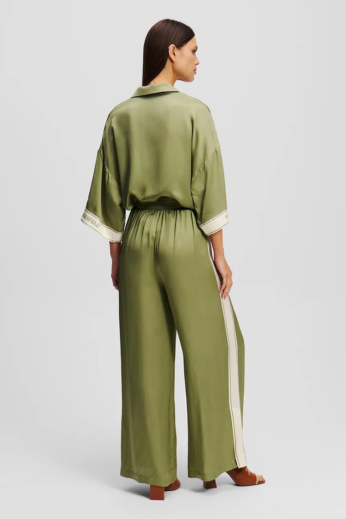 Karl Lagerfeld spodnie A2W10118 zielony SS25