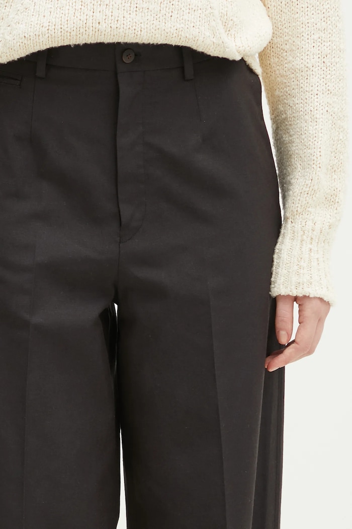 WMV wool trousers Jopper Pants black 325105008002