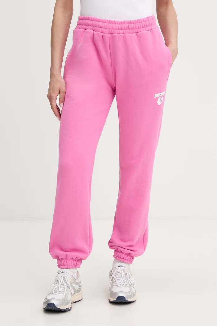 Rip Curl teplákové nohavice dámske s bavlnou ružová 03LWPA