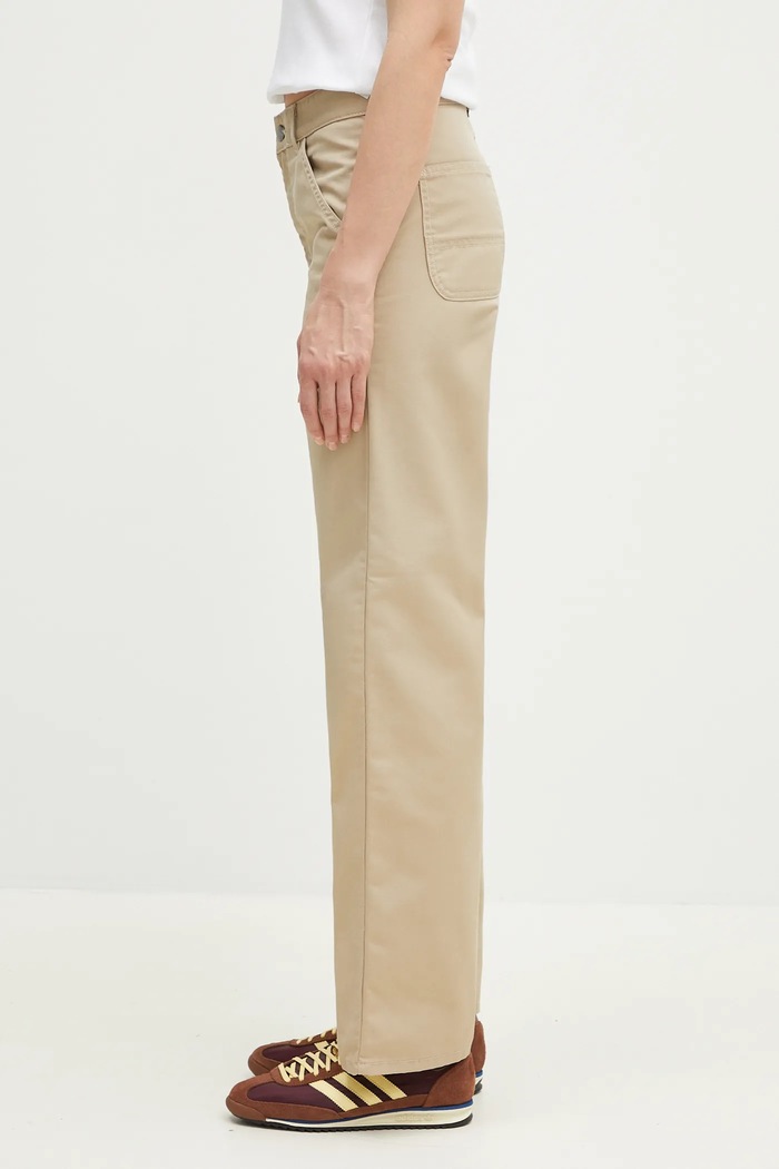 Kalhoty Carhartt WIP Simple Pant I031562.G102 béžová SS25