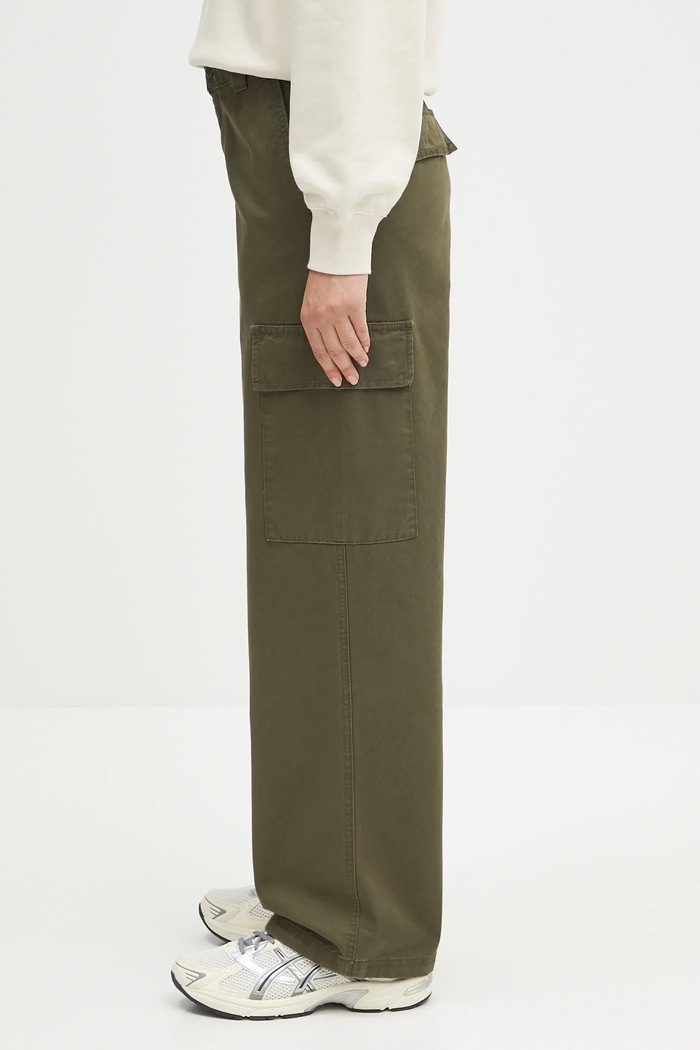 Pamučne hlače Carhartt WIP Kingston Pant I034840.4106 zelena SS25