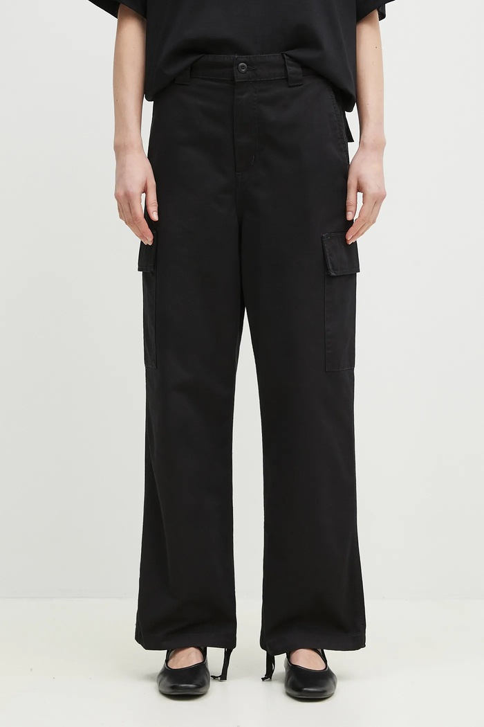 Carhartt WIP cotton trousers Kingston Pant cotton black I034840.8906