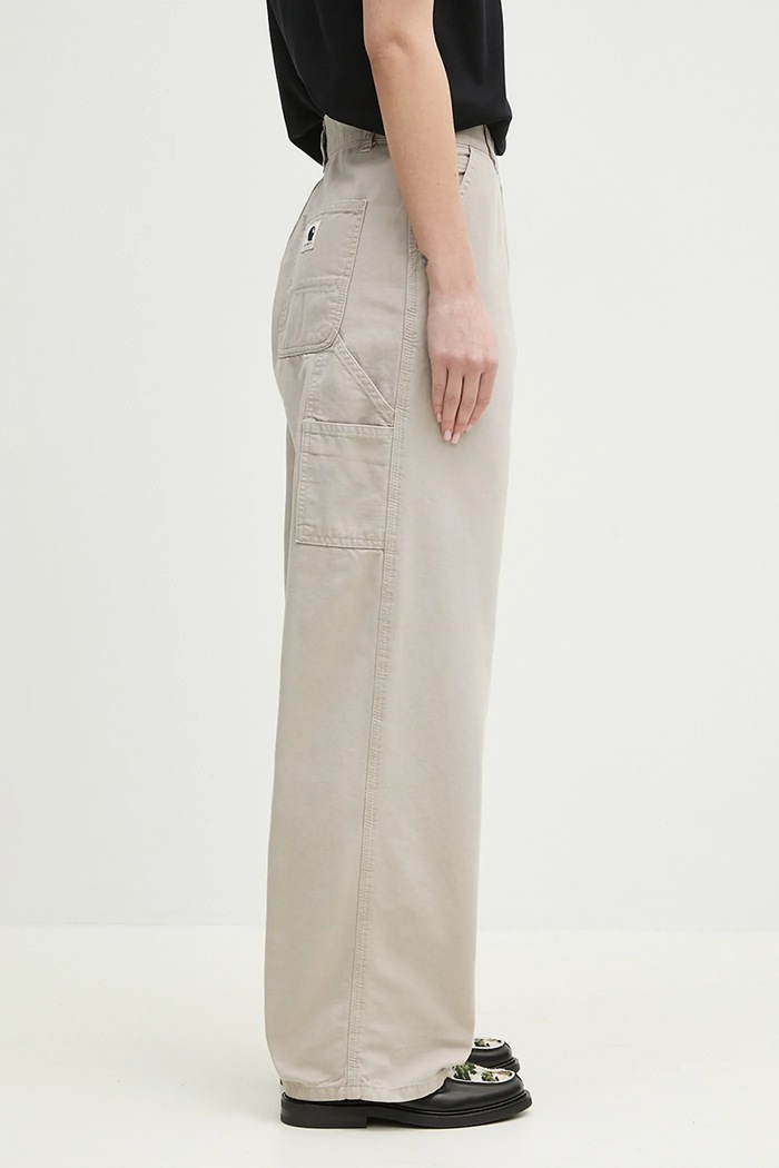 Bavlnené nohavice Carhartt WIP Brandon Single Knee Pant béžová I034838.2OR4O.