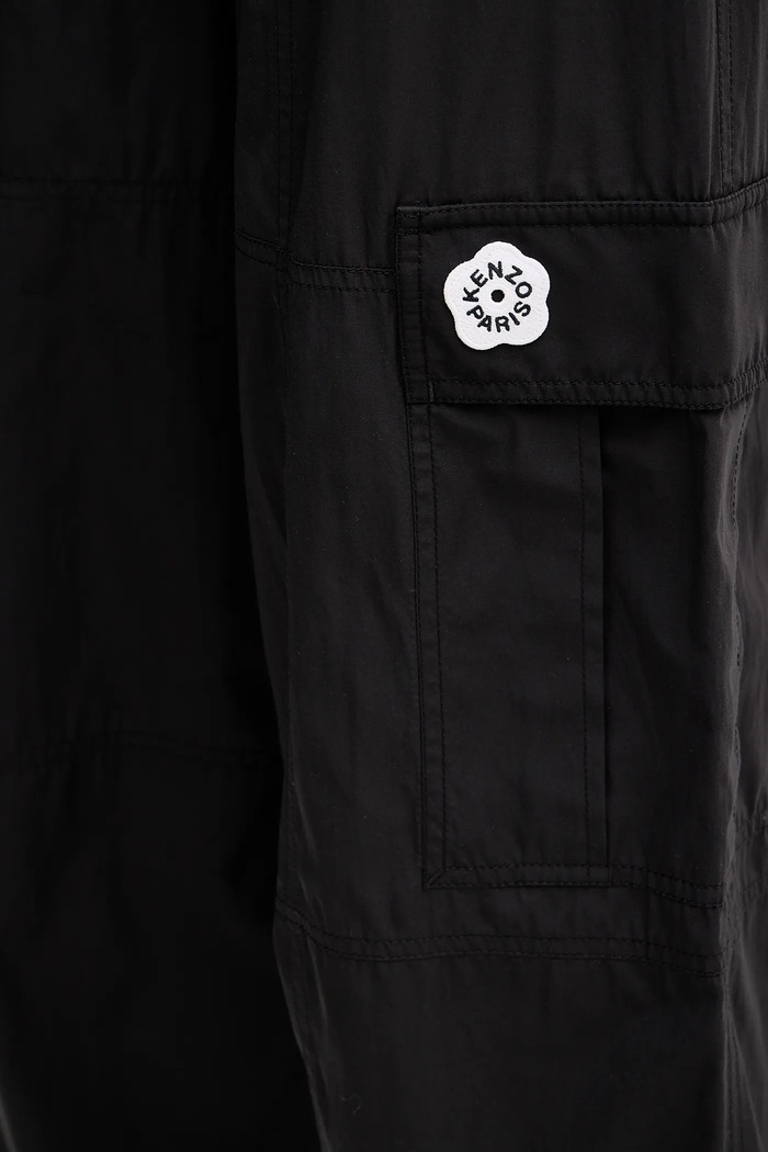 Nohavice Kenzo čierna FF52PA1049FI.99