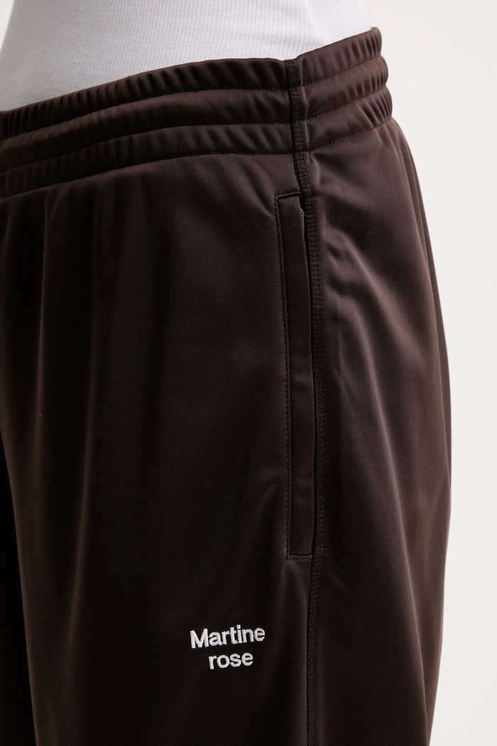 Παντελόνι Martine Rose Wide Leg Track καφέ 167JT12700