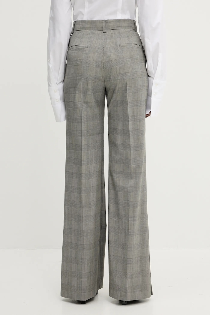 Îmbrăcăminte Sportmax pantaloni de lână Batun 2512131011600 maro