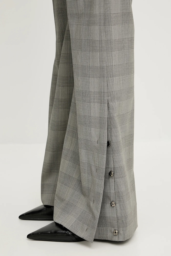 Sportmax pantaloni de lână Batun maro 2512131011600
