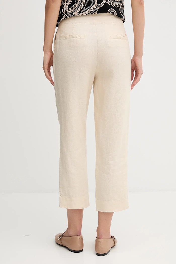 Oblečení Lněné kalhoty Pedro del Hierro 7609781 béžová