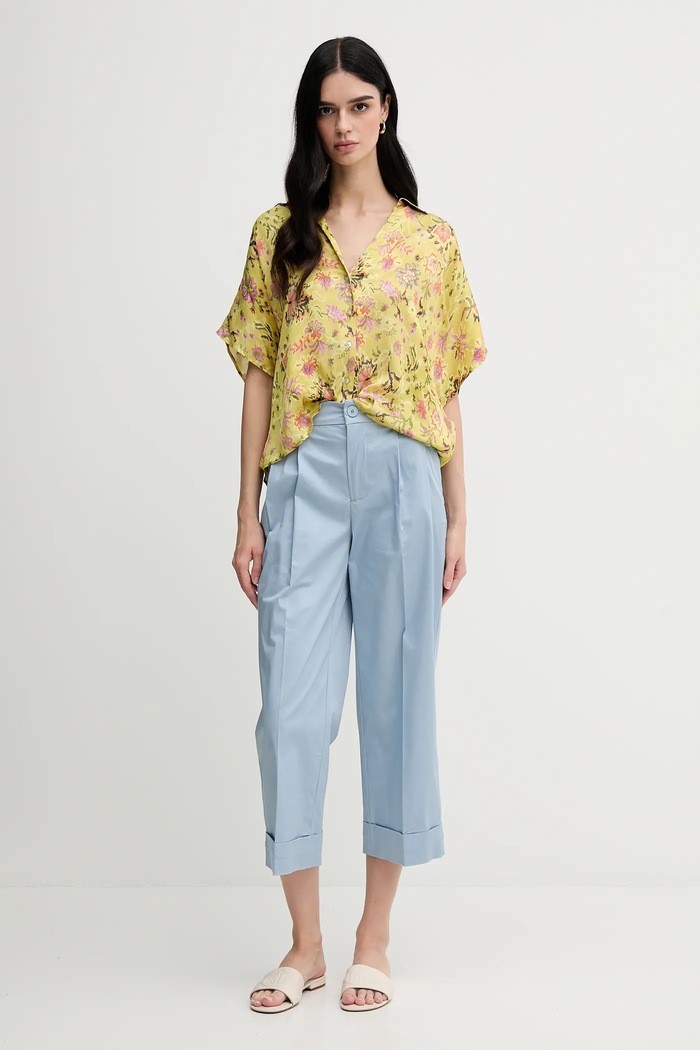 Nohavice Pedro del Hierro 7609767 modrá SS25