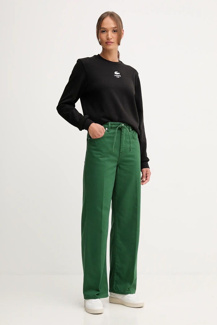 Дънки Lacoste HF0206 зелен SS25