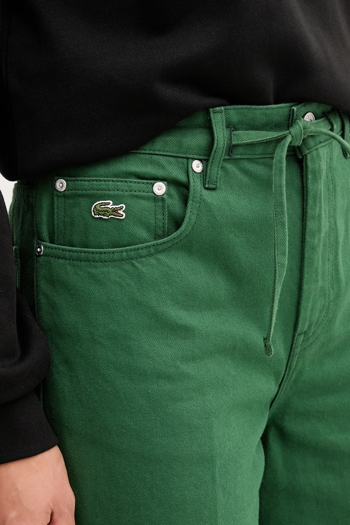 Дънки Lacoste зелен HF0206