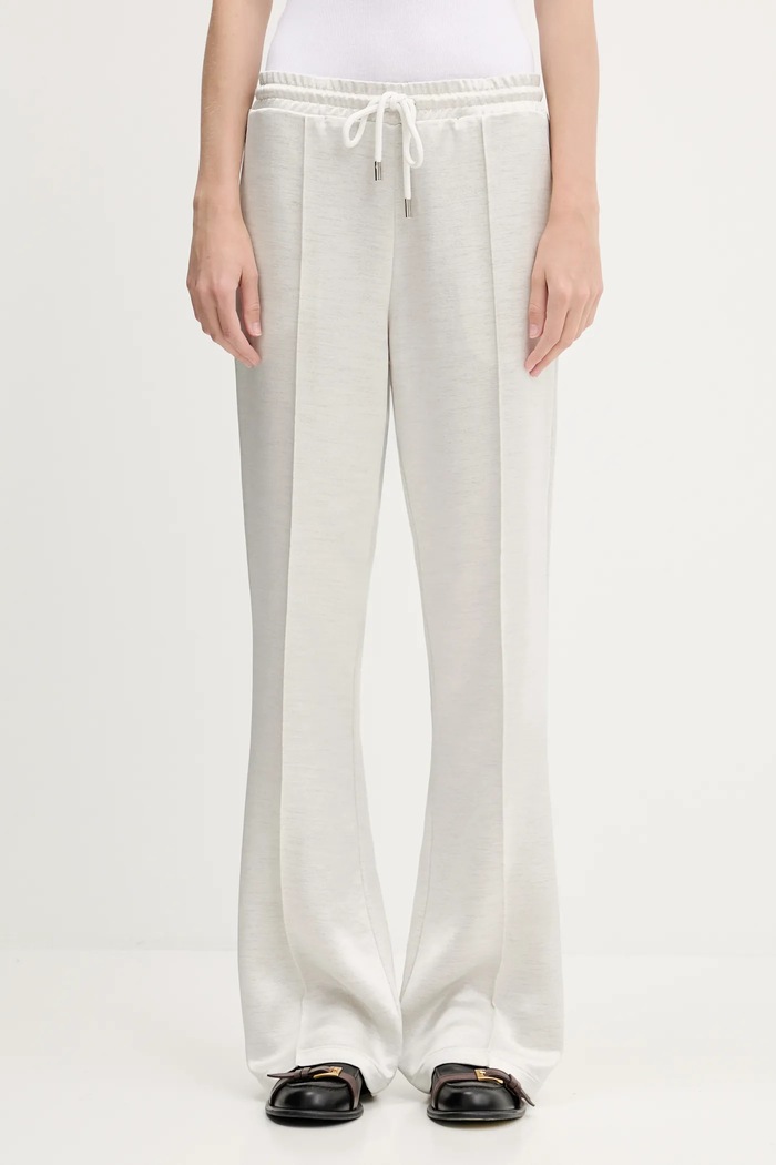 Nohavice JW Anderson Drawstring Waist zvonový béžová TR0399.PG1693.002
