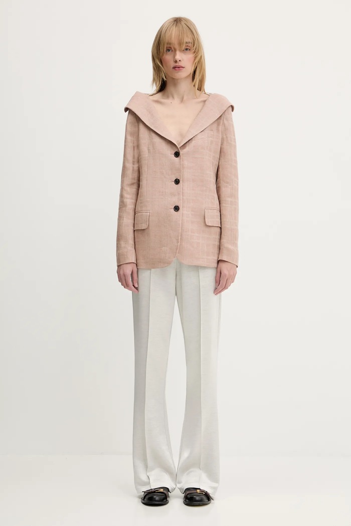 Nohavice JW Anderson Drawstring Waist TR0399.PG1693.002 béžová