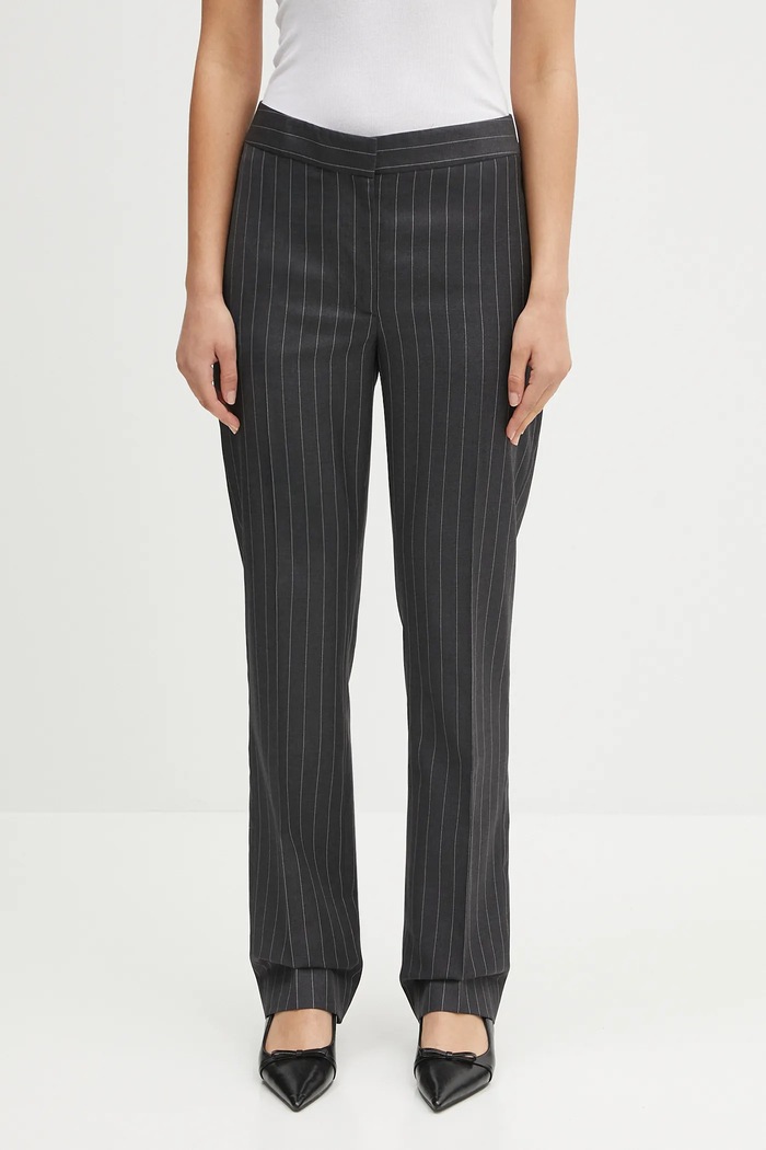 JW Anderson pantaloni in lana Straight Leg Tailored lana grigio TR0400.PG1695.945