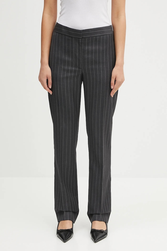 JW Anderson pantaloni in lana Straight Leg Tailored lana grigio TR0400.PG1695.945