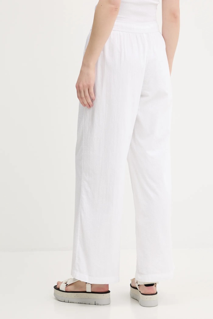 Odzież Hollister Co. spodnie bawełniane KI356.5063.100 biały