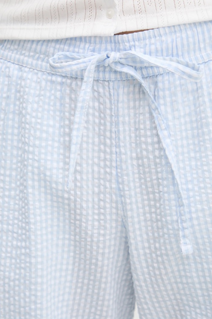 Bavlněné kalhoty Hollister Co. modrá KI356.5063.204