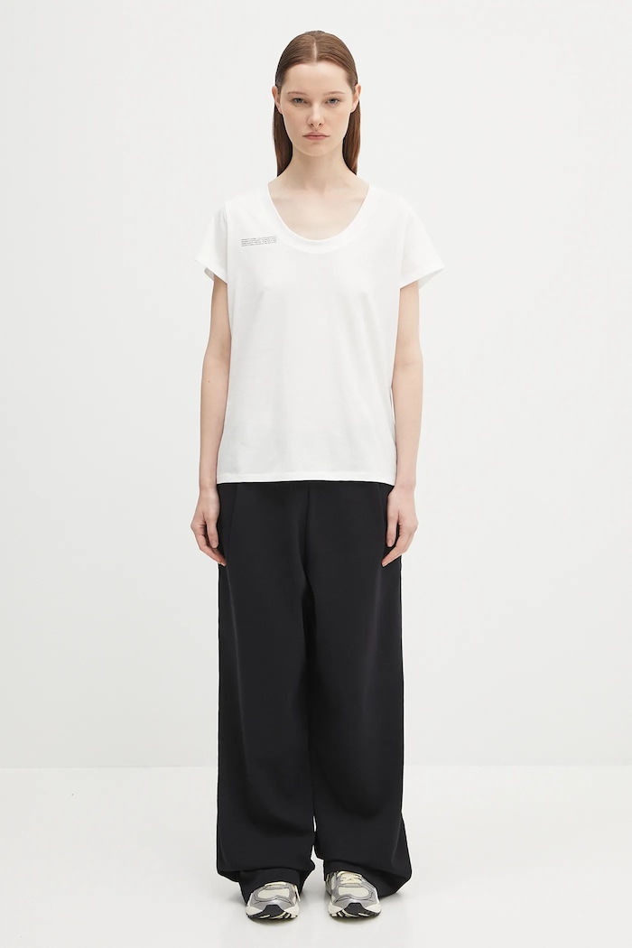 Pangaia pantaloni de trening DNA Double Jersey Pleated Trousers 10002356 negru