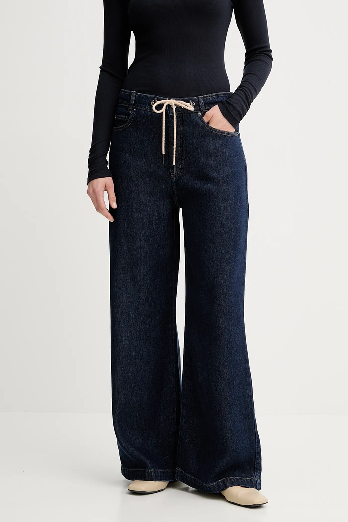 MUNTHE rifle wide leg dámske OBEY tmavomodrá 247143024715