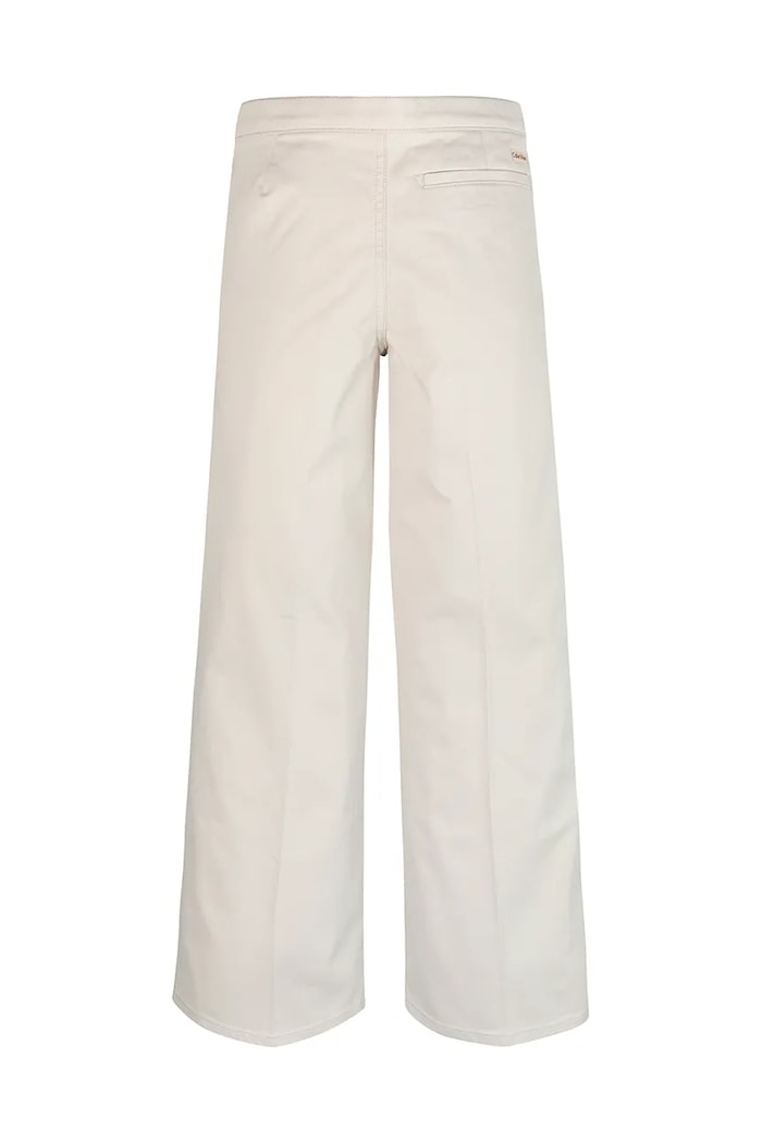 Момиче Детски панталон Calvin Klein Jeans HR WIDE IG0IG02778.PPYA бежов
