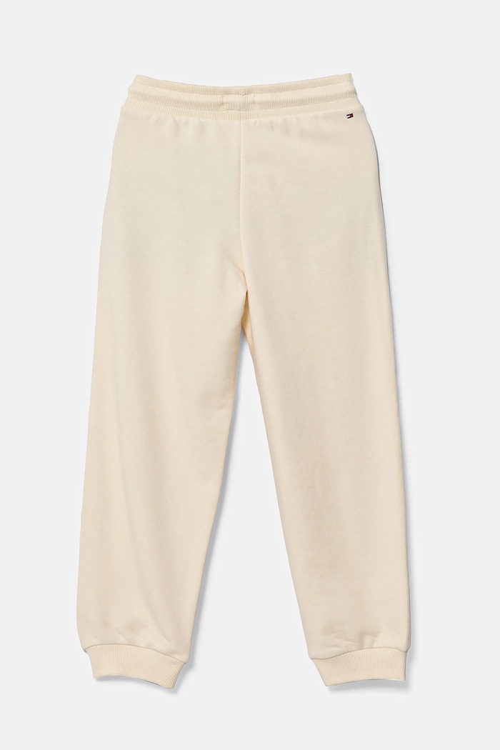 Tommy Hilfiger spodnie dresowe dziecięce KG0KG08325.116.122.PPYA beżowy SS25