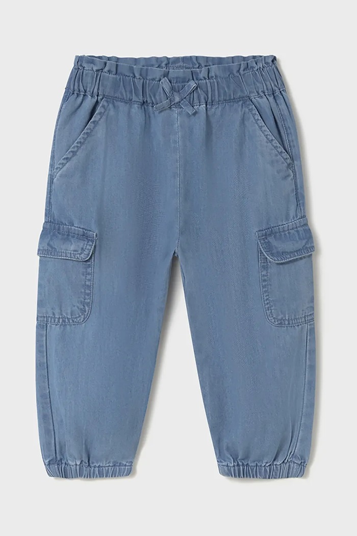 Mayoral pantaloni copii cargo panza albastru 1571.4G.Baby.PPYA