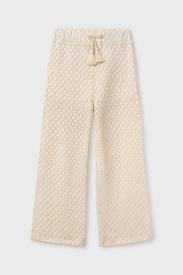 Mayoral Pantaloni copii 6535.8C.Junior.PPYA bej SS25