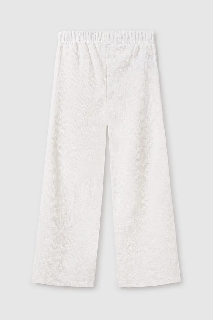 Mayoral pantaloni copii 6540.8D.Junior.PPYA alb SS25