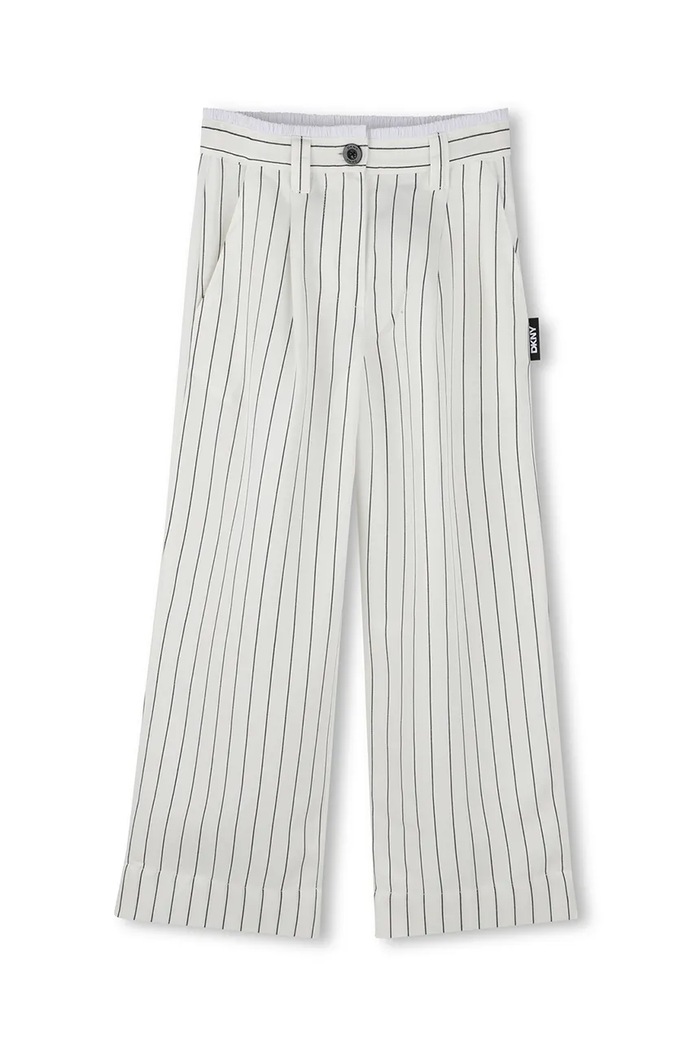 Dkny pantaloni copii D62281.156.162 alb SS25