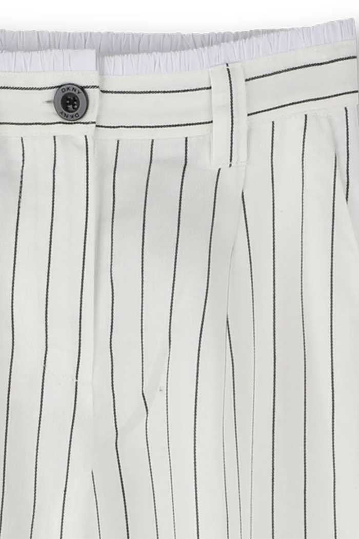 Fete Dkny pantaloni copii D62281.156.162 alb