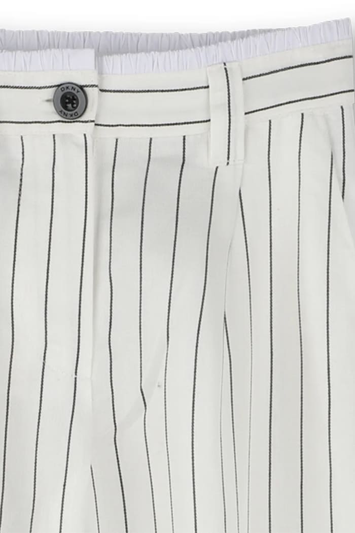 Fete Dkny pantaloni copii D62281.156.162 alb