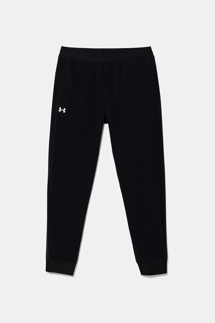 Dječji donji dio trenirke Under Armour Rival Woven Jogger s elastinom crna 1384207