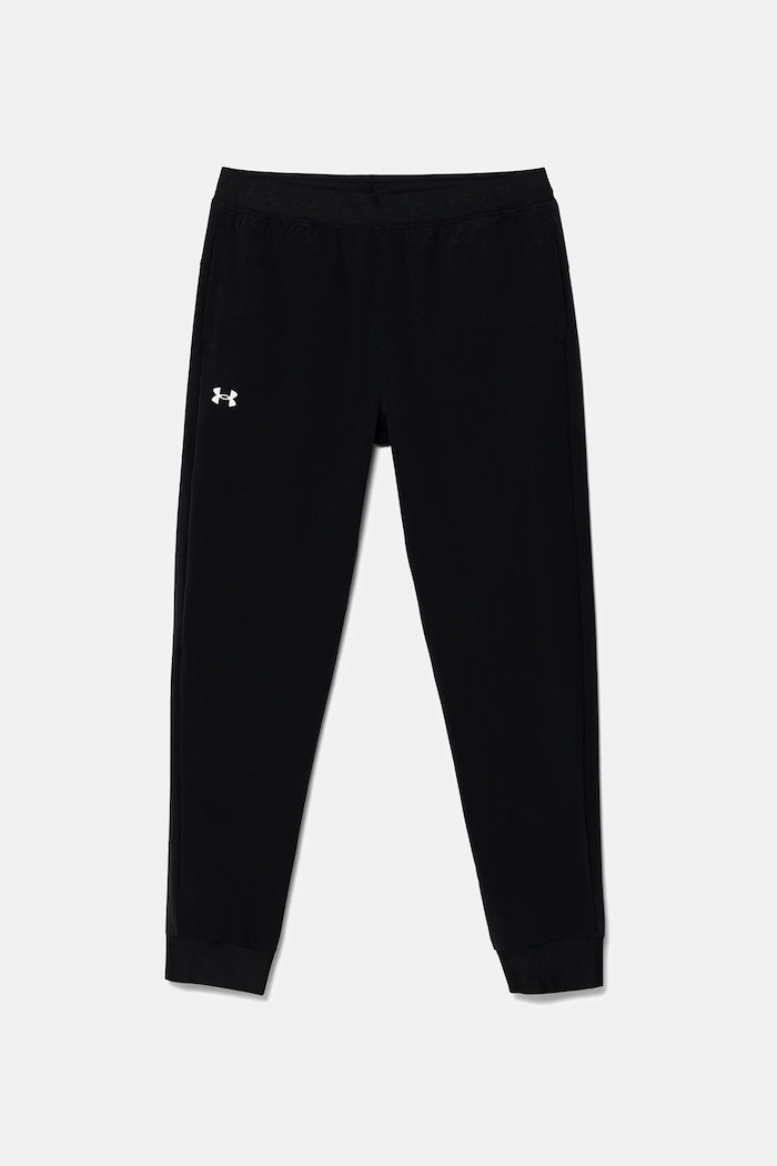 Dječji donji dio trenirke Under Armour Rival Woven Jogger s elastinom crna 1384207