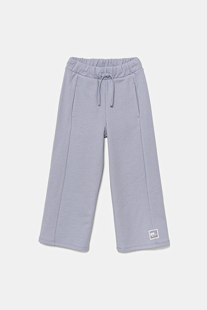 United Colors of Benetton spodnie dresowe bawełniane dziecięce bawełna niebieski 3UNICF061.G.Seasonal