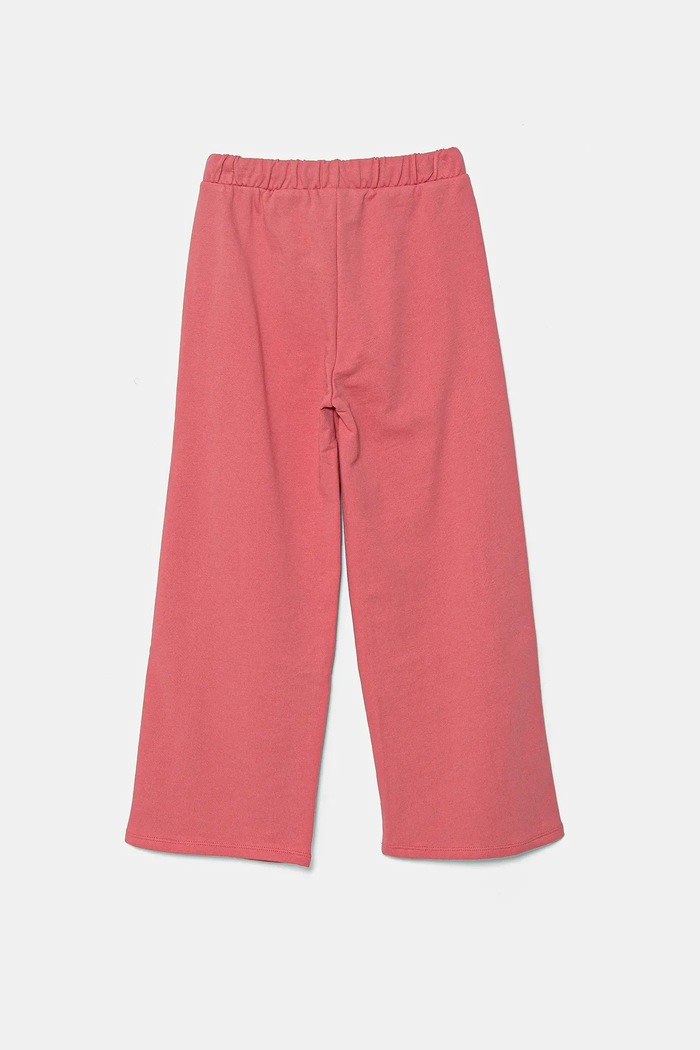 United Colors of Benetton spodnie dresowe bawełniane dziecięce 3UNICF061.G.Seasonal różowy SS25