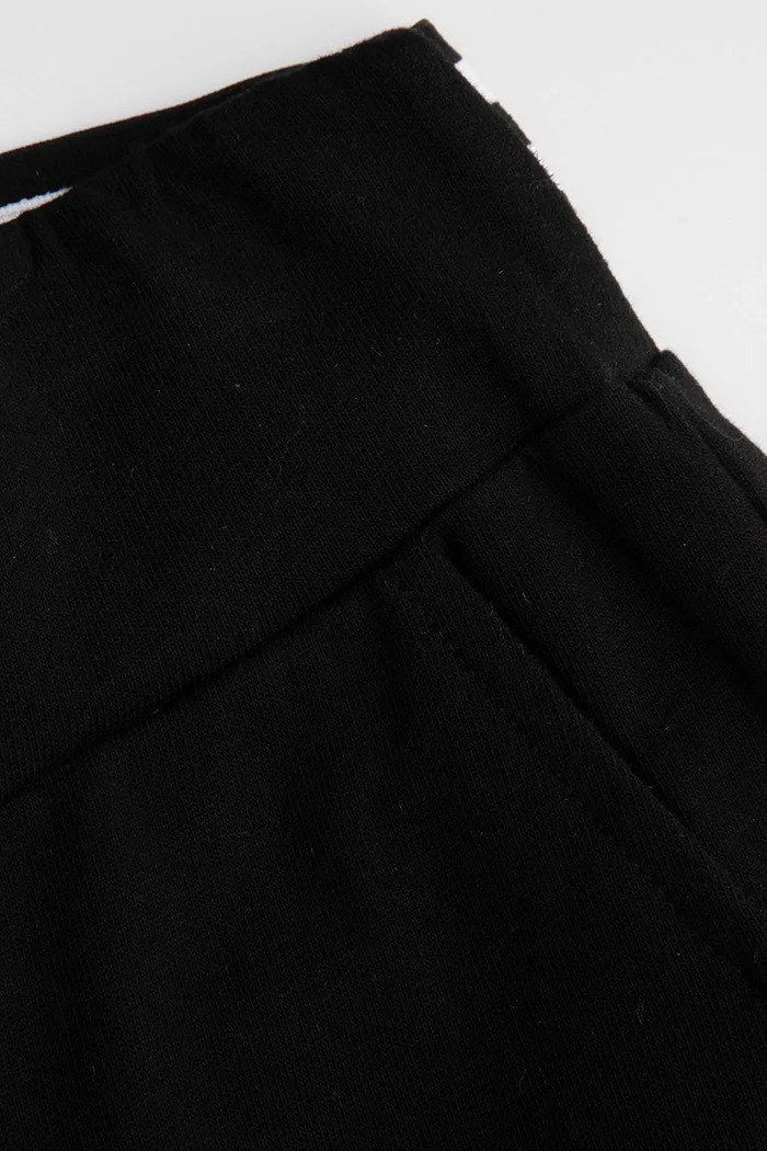Fete Coccodrillo pantaloni de trening din bumbac pentru copii WC5120102CGJ negru