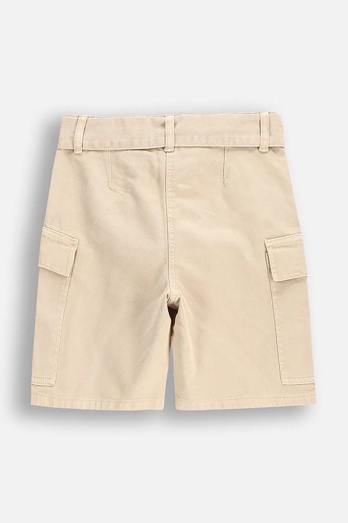 Bavlnené šortky Coccodrillo WC5119501NGJ béžová SS25