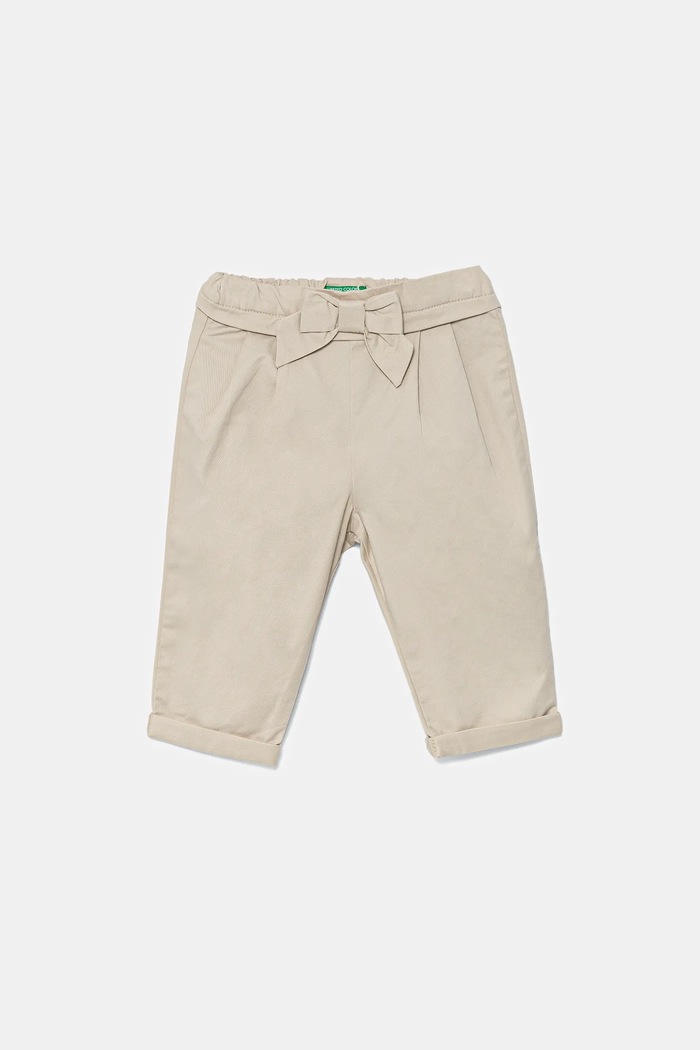 Detské nohavice United Colors of Benetton s elastanom béžová 4T48GF02C.P.Seasonal