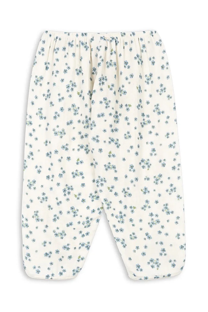 Dziewczynka Konges Sløjd spodnie bawełniane dziecięce RHW x KS MIOBLU PANTS GOTS KS103615 beżowy