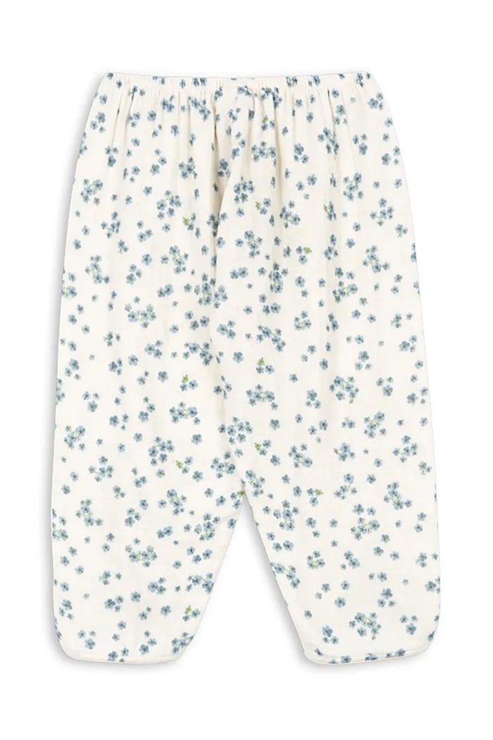 Dziewczynka Konges Sløjd spodnie bawełniane dziecięce RHW x KS MIOBLU PANTS GOTS KS103615 beżowy