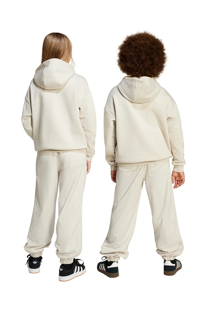 Dětské tepláky adidas Originals JC9073 béžová