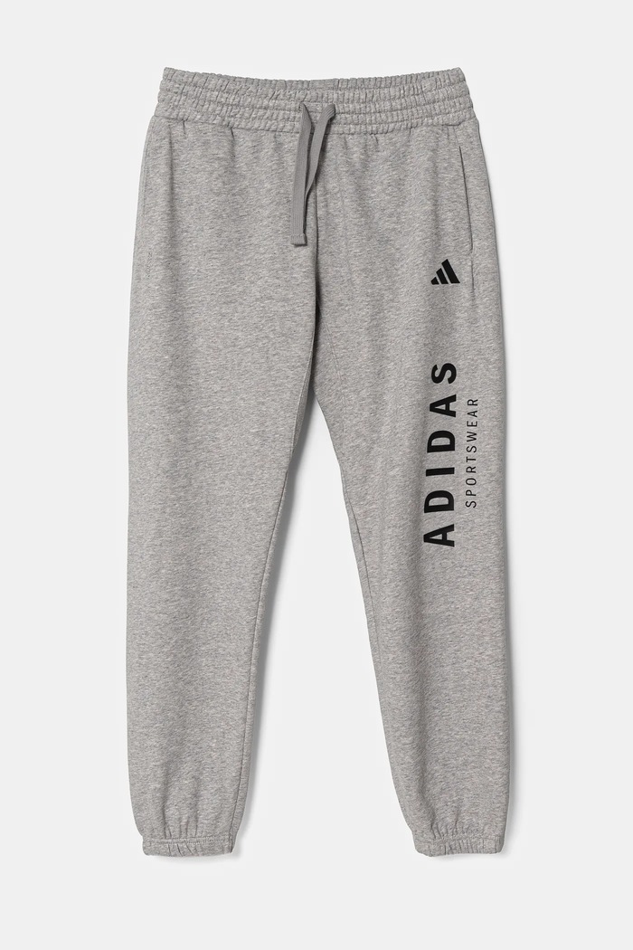 adidas spodnie dresowe dziecięce JC7640 szary SS25