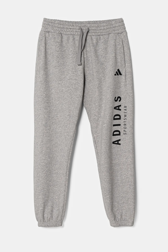 adidas spodnie dresowe dziecięce JC7640 szary SS25