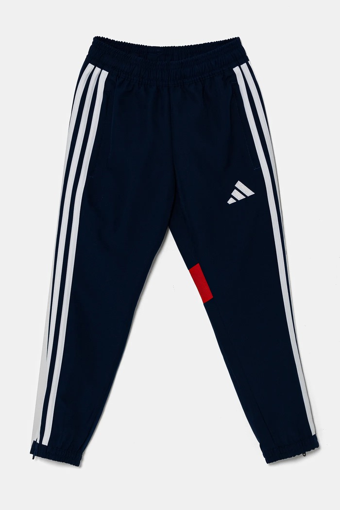 Dětské tepláky adidas Performance JD0636 námořnická modř SS25